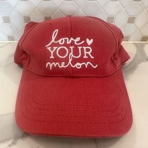 Love Your Melon adjustment baseball hat. Red clay color. Gently used condition.